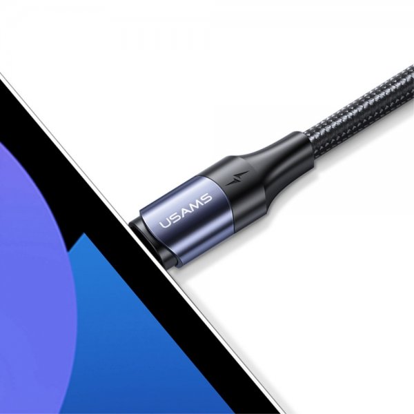 USAMS-kaapeli U71 nailon USB-C/USB-C 3 m