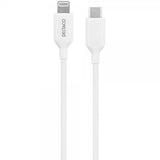 Deltaco-kaapeli USB-C–Lightning-kaapeli 1m Valkoinen
