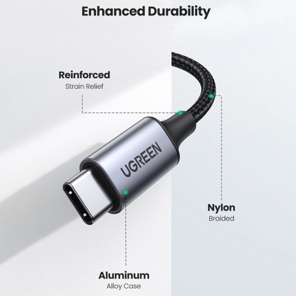 Ugreen USB-C–3,5 mm AUX -kaapeli 1 m