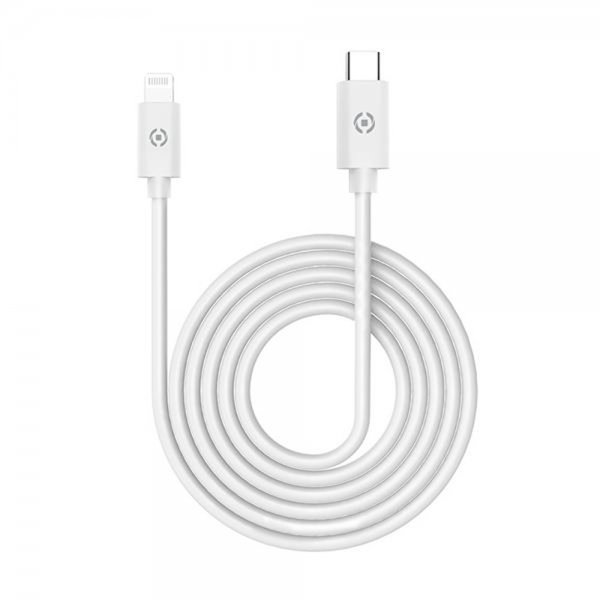Celly-kaapeli USB-C–Lightning 1M Valkoinen
