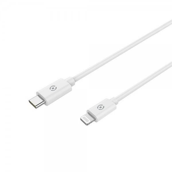 Celly-kaapeli USB-C–Lightning 1M Valkoinen