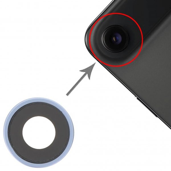 Kameranlinssit kehyksellä iPhone Airille - Sininen