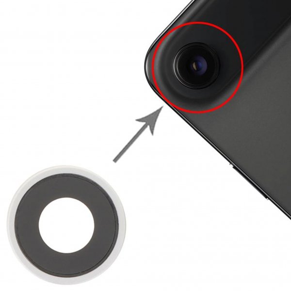 Kameran linssinsuojus iPhone Airille - Valkoinen