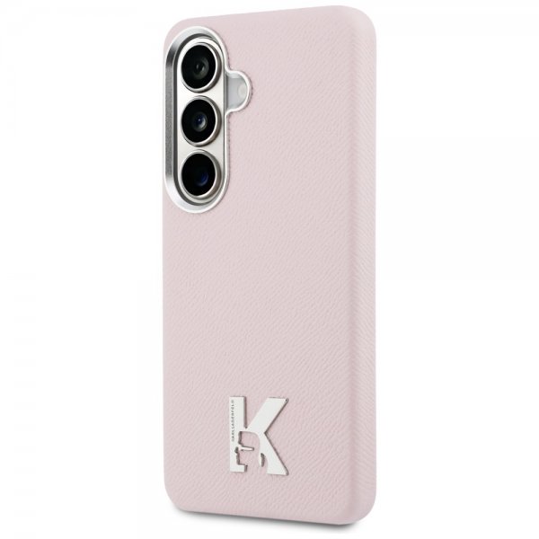 Karl Lagerfeld Samsung Galaxy S26 Suojakuori K Logo MagSafe Vaaleanpunainen