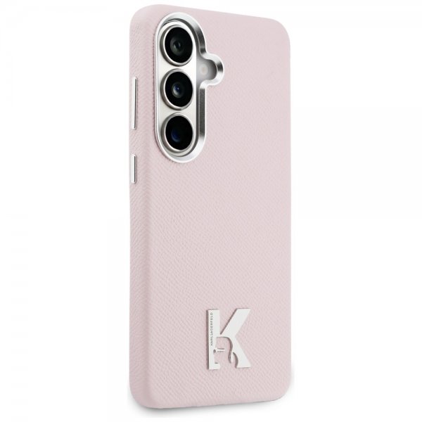 Karl Lagerfeld Samsung Galaxy S26 Suojakuori K Logo MagSafe Vaaleanpunainen