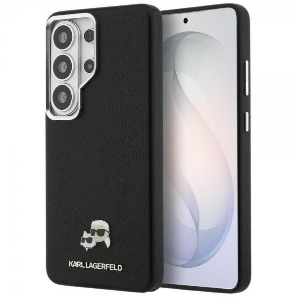 Karl Lagerfeld Samsung Galaxy S26 Ultra Saffiano MagSafe -kuori, musta