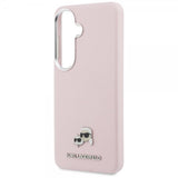 Karl Lagerfeld Samsung Galaxy S26 -suojakuori Saffiano MagSafe pinkki