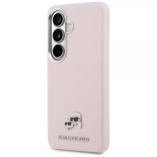 Karl Lagerfeld Samsung Galaxy S26 Plus Saffiano MagSafe -kuori Ruusukulta