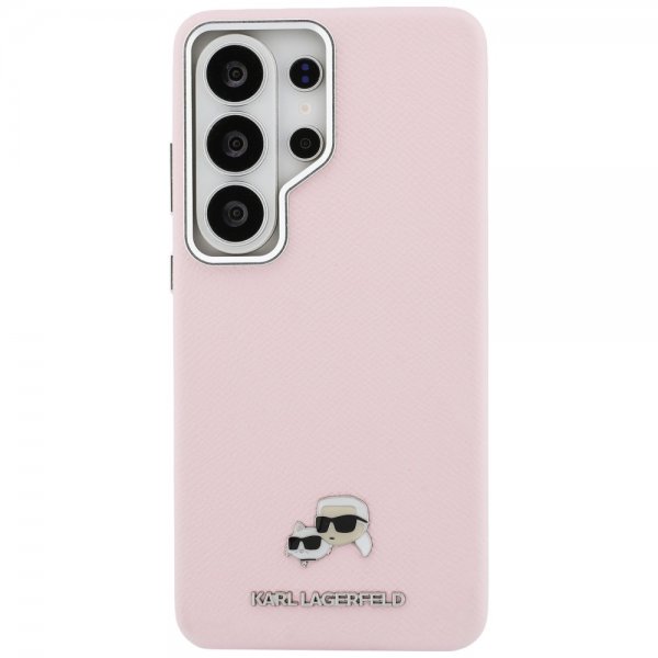 Karl Lagerfeld Samsung Galaxy S26 Ultra Saffiano MagSafe -kuori, pinkki