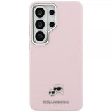 Karl Lagerfeld Samsung Galaxy S26 Ultra Saffiano MagSafe -kuori, pinkki