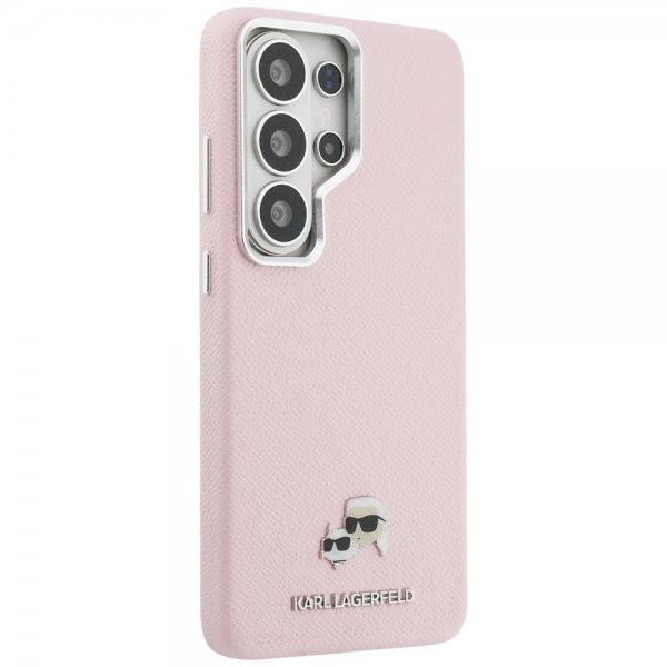 Karl Lagerfeld Samsung Galaxy S26 Ultra Saffiano MagSafe -kuori, pinkki