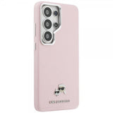 Karl Lagerfeld Samsung Galaxy S26 Ultra Saffiano MagSafe -kuori, pinkki