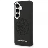 Karl Lagerfeld Samsung Galaxy S26 Kuori Perforoitu Logo MagSafe Musta