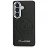Karl Lagerfeld Samsung Galaxy S26 Kuori Perforoitu Logo MagSafe Musta