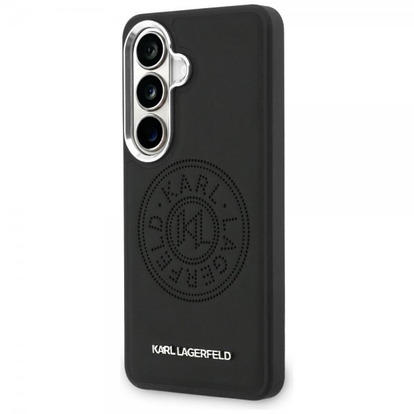 Karl Lagerfeld Samsung Galaxy S26 Plus -perforoitu logokuori MagSafe, musta