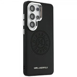 Karl Lagerfeld Samsung Galaxy S26 Ultra Kuoret Perforated Logo MagSafe Musta