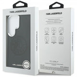 Karl Lagerfeld Samsung Galaxy S26 Ultra Kuoret Perforated Logo MagSafe Musta