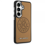Karl Lagerfeld Samsung Galaxy S26 Plus -suojakuori Rei'itetty logo MagSafe Ruskea