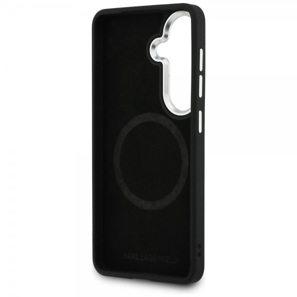 Karl Lagerfeld Samsung Galaxy S26 Plus -suojakuori Rei'itetty logo MagSafe Ruskea