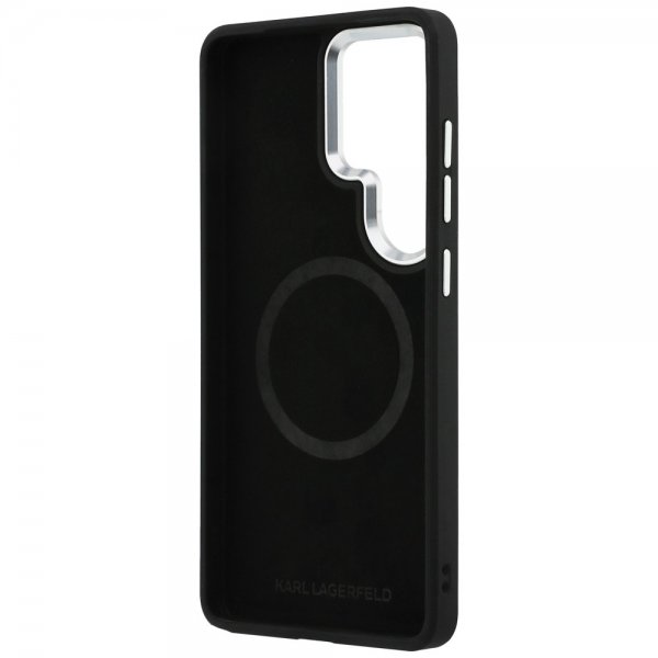 Karl Lagerfeld Samsung Galaxy S26 Ultra Kuoret Perforated Logo MagSafe Ruskea