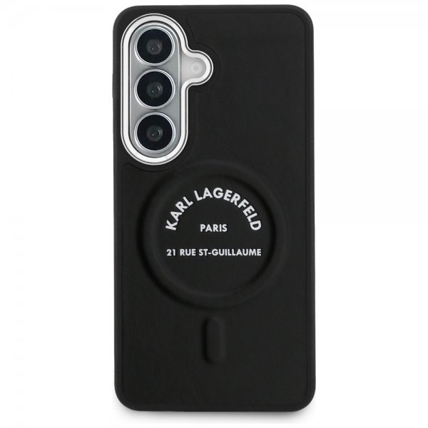 Karl Lagerfeld Samsung Galaxy S26 Kuori Kohokuvioitu MagSafe RSG Musta