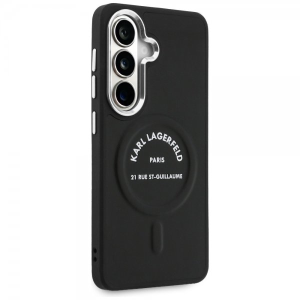 Karl Lagerfeld Samsung Galaxy S26 Kuori Kohokuvioitu MagSafe RSG Musta