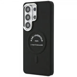 Karl Lagerfeld Samsung Galaxy S26 Ultra -kuori, kohokuvioitu MagSafe RSG musta