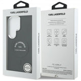 Karl Lagerfeld Samsung Galaxy S26 Ultra -kuori, kohokuvioitu MagSafe RSG musta
