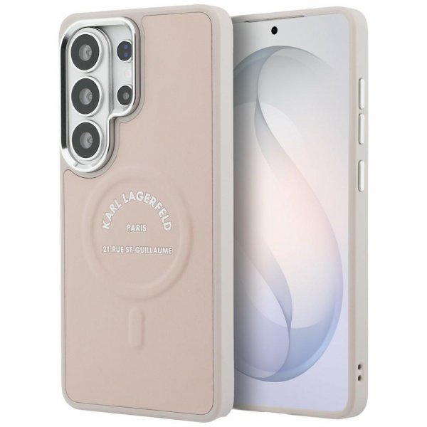 Karl Lagerfeld Samsung Galaxy S26 Ultra Kuoret Kohokuvioitu MagSafe RSG Pinkki