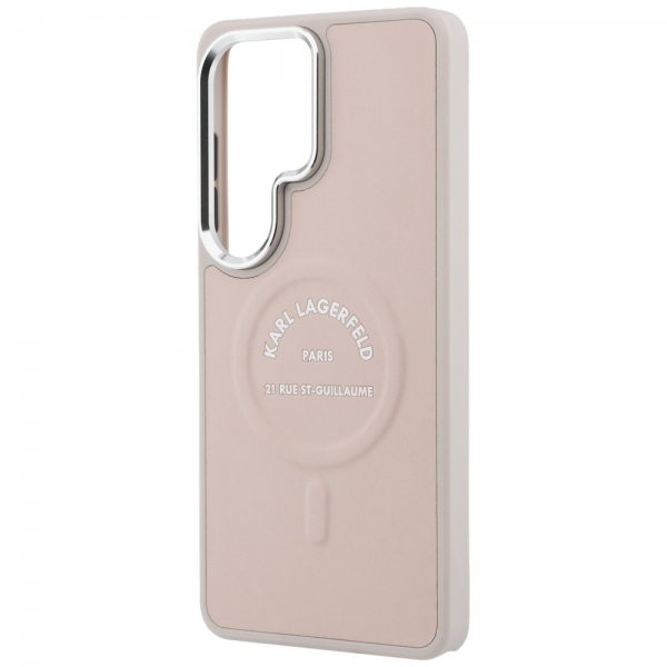 Karl Lagerfeld Samsung Galaxy S26 Ultra Kuoret Kohokuvioitu MagSafe RSG Pinkki