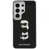 Karl Lagerfeld Samsung Galaxy S26 Ultra Saffiano Karl & Choupette -suojakuori, musta