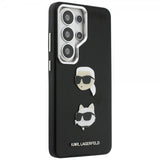 Karl Lagerfeld Samsung Galaxy S26 Ultra Saffiano Karl & Choupette -suojakuori, musta