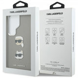 Karl Lagerfeld Samsung Galaxy S26 Ultra Saffiano Karl & Choupette Silver -suojakuori