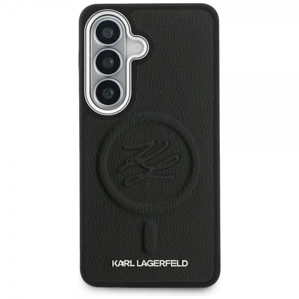 Karl Lagerfeld Samsung Galaxy S26 Kuori Kohokuvioitu MagSafe Musta