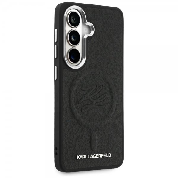 Karl Lagerfeld Samsung Galaxy S26 Kuori Kohokuvioitu MagSafe Musta