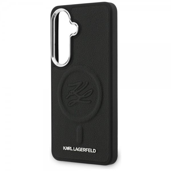 Karl Lagerfeld Samsung Galaxy S26 Kuori Kohokuvioitu MagSafe Musta