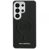 Karl Lagerfeld Samsung Galaxy S26 Ultra -kuori, kohokuvioitu MagSafe, musta