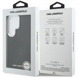 Karl Lagerfeld Samsung Galaxy S26 Ultra -kuori, kohokuvioitu MagSafe, musta