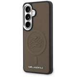 Karl Lagerfeld Samsung Galaxy S26 Plus Kuori Embossed MagSafe Ruskea