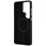 Karl Lagerfeld Samsung Galaxy S26 Ultra -kuori, kohokuvioitu, MagSafe, ruskea