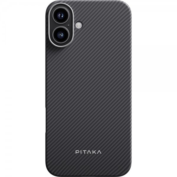 Pitaka iPhone 16 -suojakuori ultraohut MagSafe musta/harmaa twill