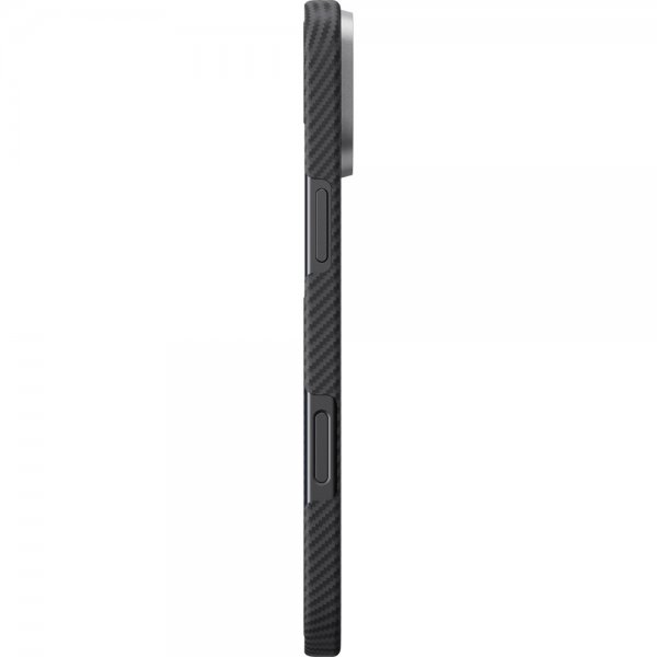 Pitaka iPhone 16 -suojakuori ultraohut MagSafe musta/harmaa twill