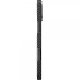 Pitaka iPhone 16 -suojakuori ultraohut MagSafe musta/harmaa twill