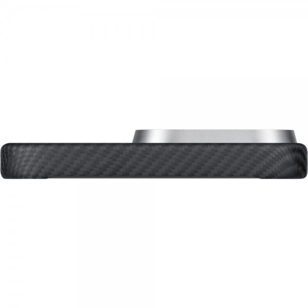 Pitaka iPhone 16 Pro Max Kuori Ultra-Slim Case MagSafe Musta/Harmaa Twill