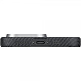 Pitaka iPhone 16 Pro Max Kuori Ultra-Slim Case MagSafe Musta/Harmaa Twill
