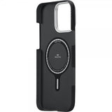 Pitaka iPhone 16 Pro Max Kuori Ultra-Slim Case MagSafe Musta/Harmaa Twill