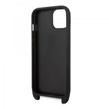 Karl Lagerfeld iPhone 14 -suojakuori Crossbody Strap Musta