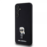 Karl Lagerfeld Samsung Galaxy S23 FE Kuoret Liquid Silicone Ikonik Karl Musta