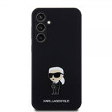 Karl Lagerfeld Samsung Galaxy S23 FE Kuoret Liquid Silicone Ikonik Karl Musta