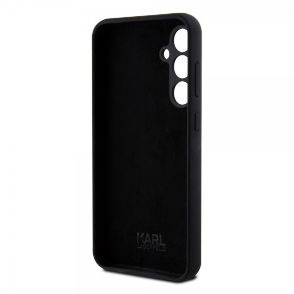 Karl Lagerfeld Samsung Galaxy S23 FE Kuoret Liquid Silicone Ikonik Karl Musta